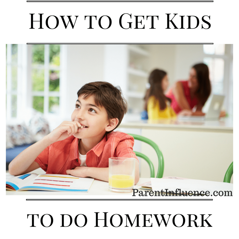 how can i get my kid to do homework