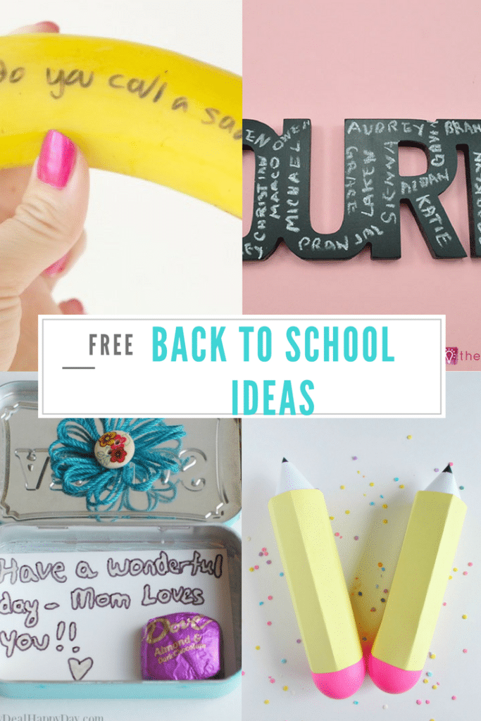 10 Back to School Themed Projects