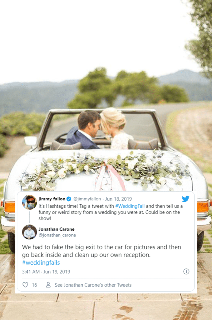 Twitter Users Delivered After Jimmy Fallon Requested Funny Wedding Stories – Page 8 Twitter Users Delivered After Jimmy Fallon Requested Funny Wedding Stories – Page 8