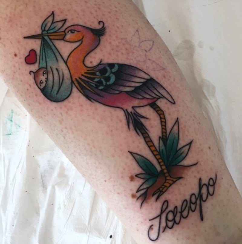 Shoebill stork for Hailey! Thank you! 🐦 #fyp #tattoo #woodcuttattoo |  TikTok
