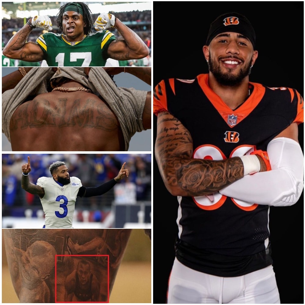 Tattoos of NFL Players and the Meaning Behind Them