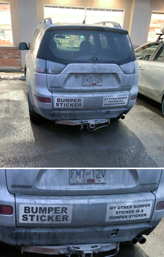 Sticker Disputed 25 Creative and Questionable Bumper Stickers People Have Seen on Cars ...